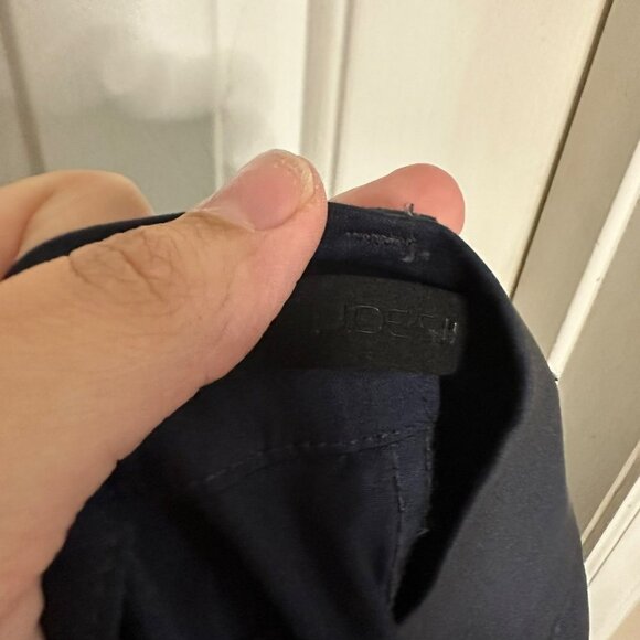 Joe's Jeans The Charlie High Rise Skinny Ankle Coated Jean Blue Raw Hem Size 28 - Picture 3 of 6